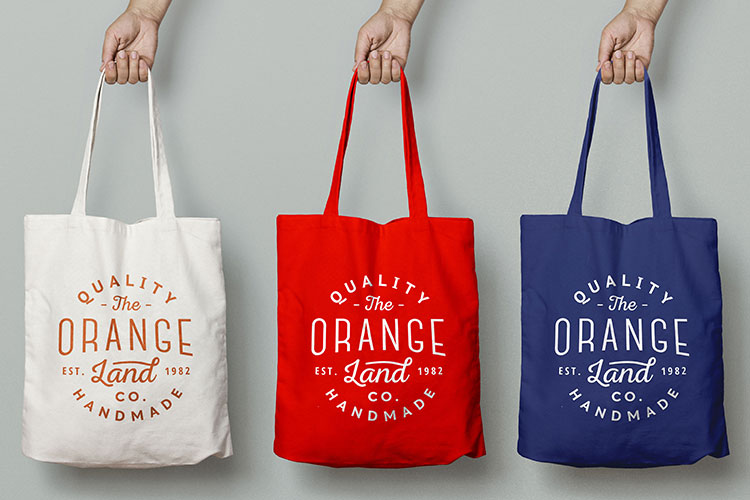 Gói Business — Túi canvas branded nhiều màu